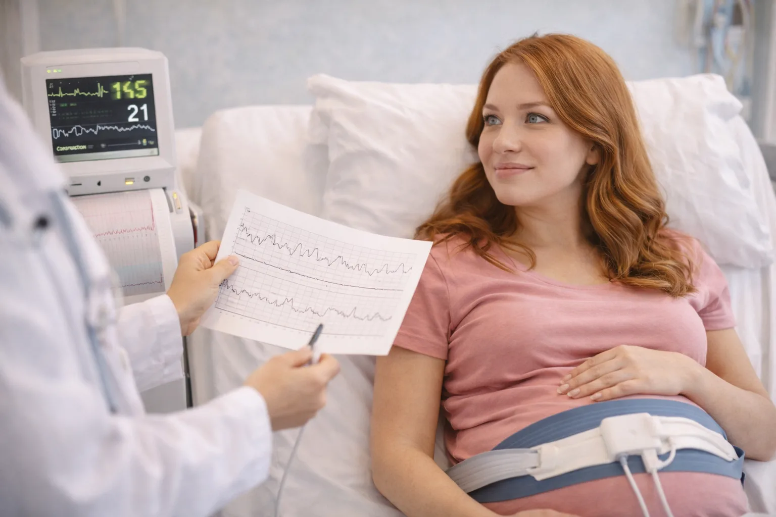 CTG – proč se monitoruje miminko a co znamenají křivky?